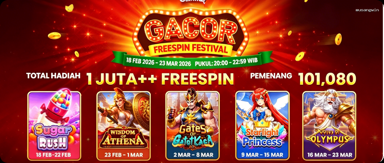 Login musangwin Sekarang Bonus Melimpah